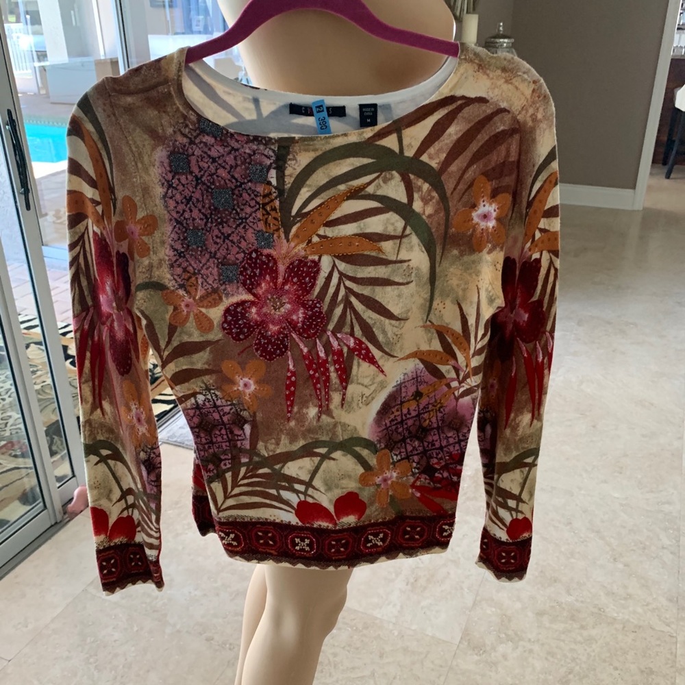 Beautiful beaded sweater.